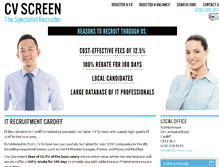 Tablet Screenshot of itrecruitmentcardiff.co.uk